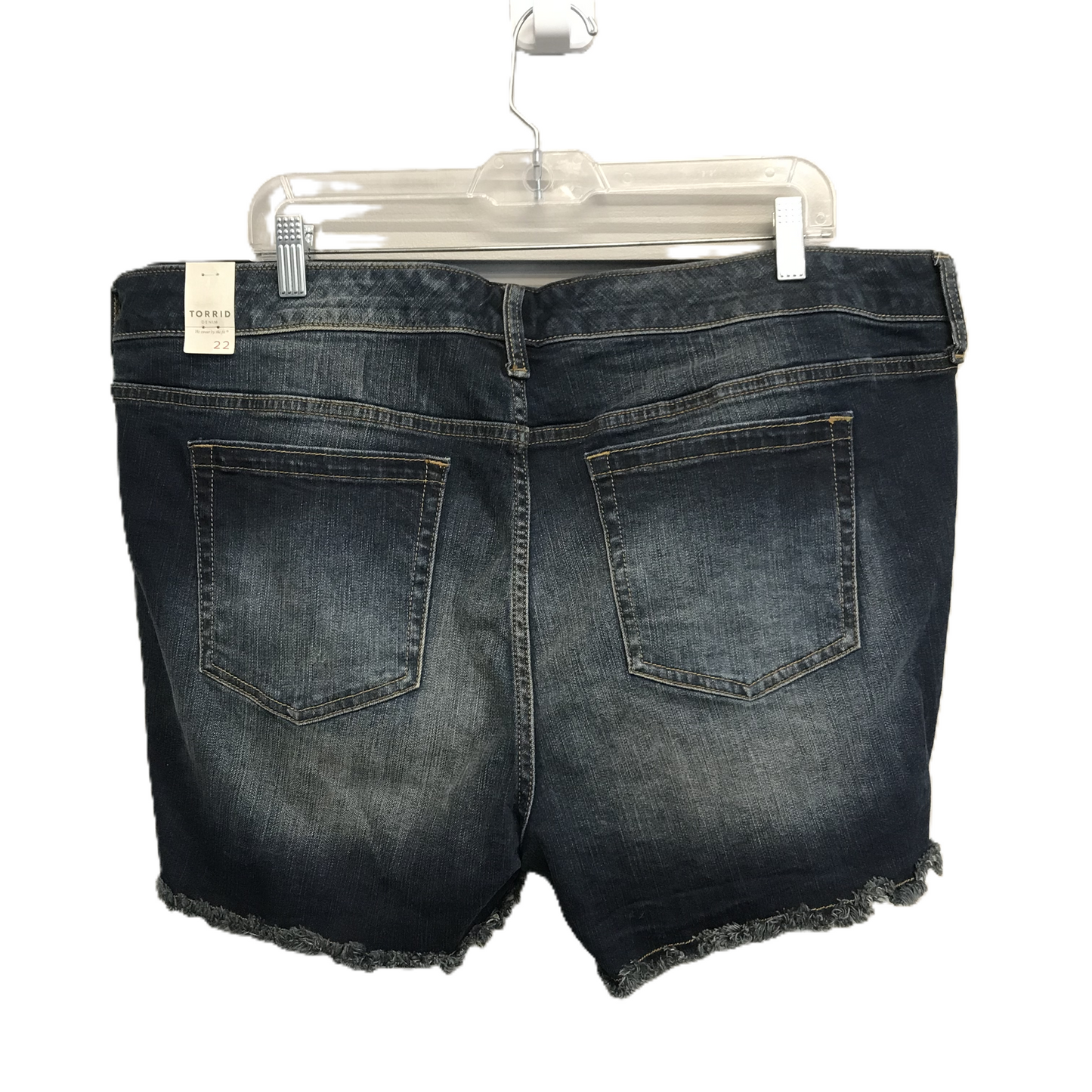 Blue Denim Shorts By Torrid, Size: 22