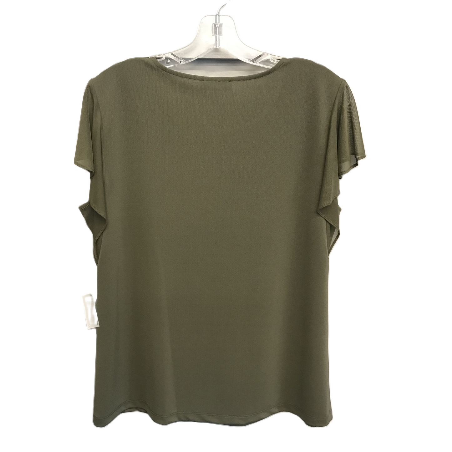 Green Top Short Sleeve By Calvin Klein, Size: M