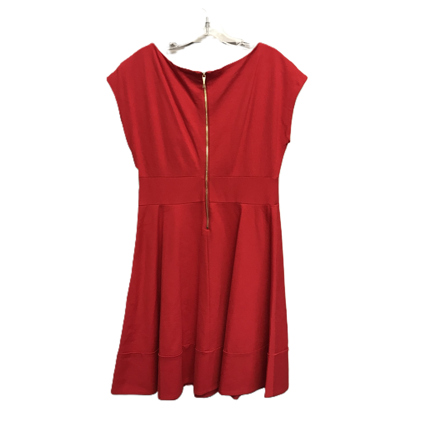 Red Dress Designer By Kate Spade, Size: L