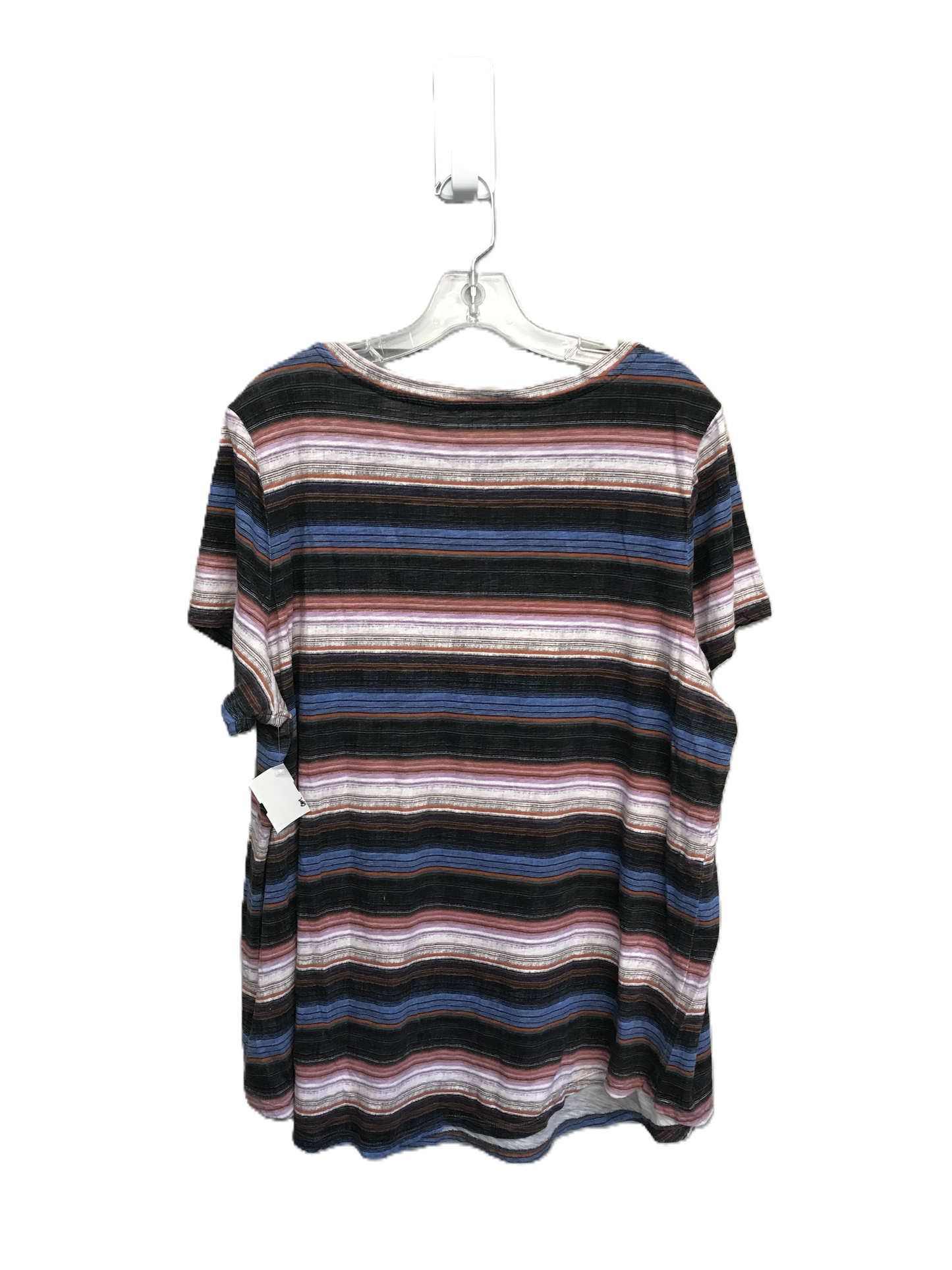 Striped Pattern Top Short Sleeve By Torrid, Size: 2x