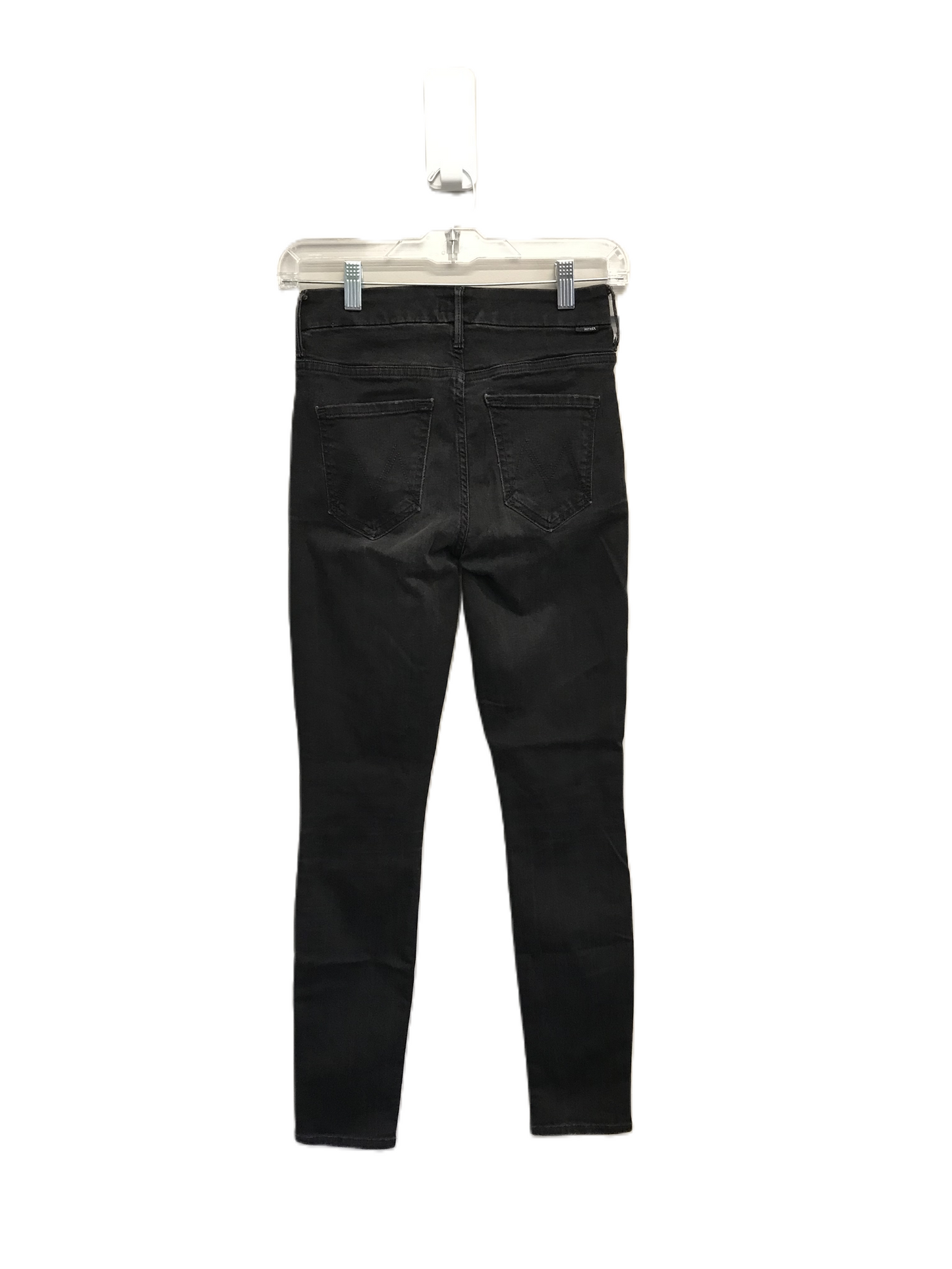 Black Denim Jeans Designer By Mother Jeans, Size: 0