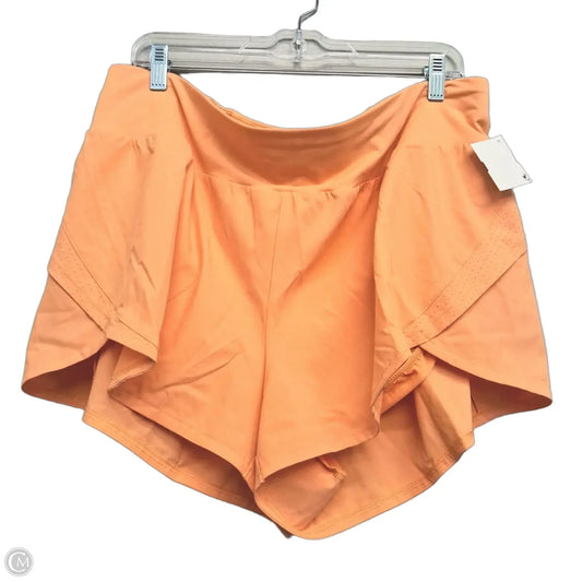 Athletic Shorts By Calia In Orange, Size: 1x