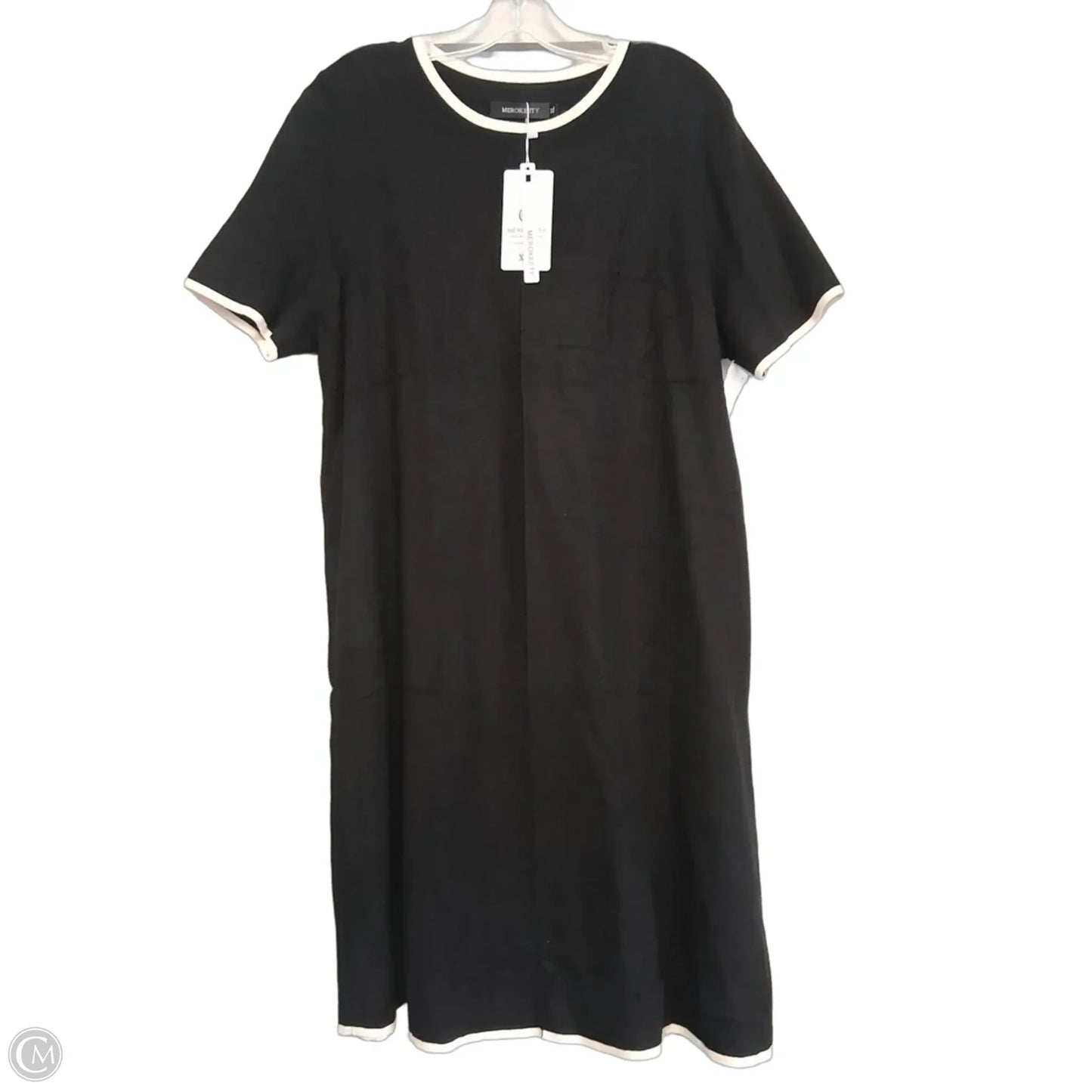 Dress Casual Short By Merokeety In Black & White, Size: Xl