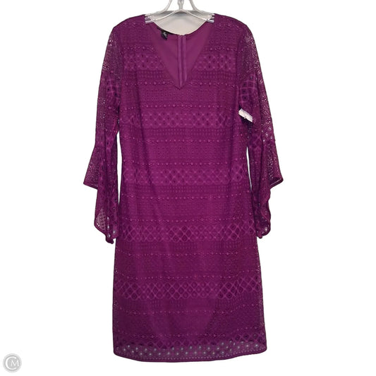 Dress Casual Midi By Alfani In Purple, Size: M