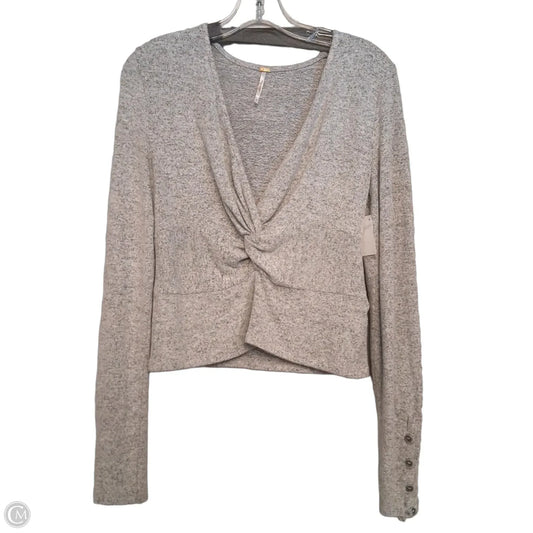 Sweater By Free People In Grey, Size: S