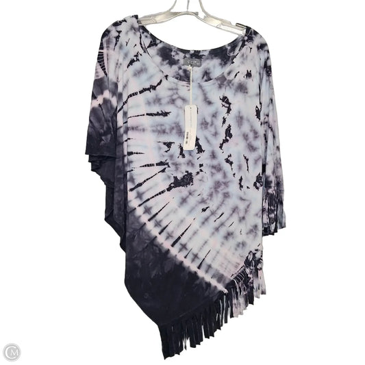 Poncho By Cme In Purple, Size: Osfm