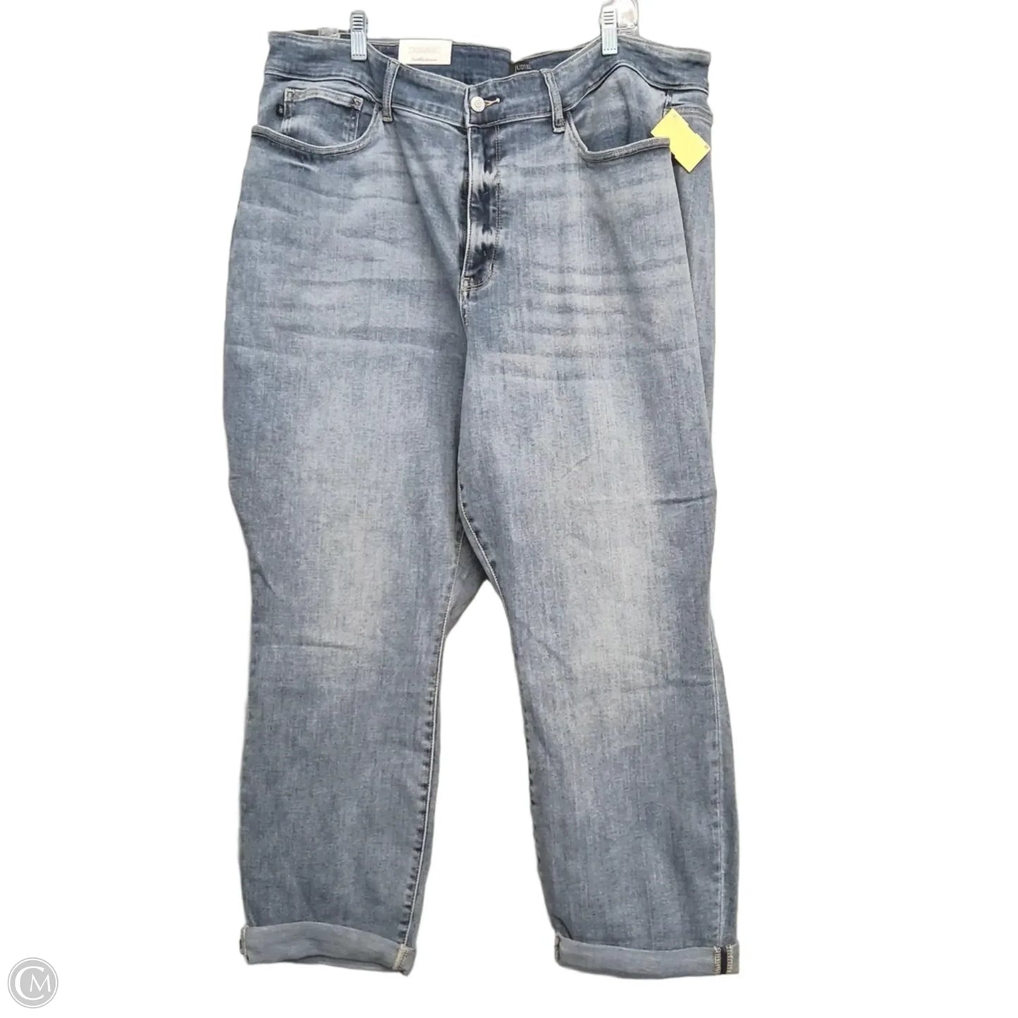 Jeans Straight By Judy Blue In Blue Denim, Size: 24