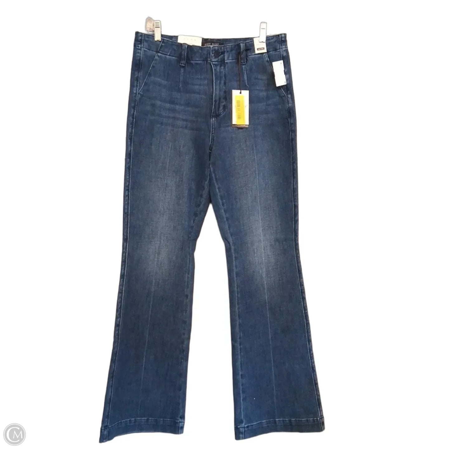 Jeans Boot Cut By Judy Blue In Blue Denim, Size: 12
