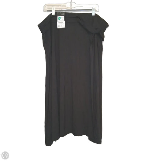 Skirt Maxi In Black, Size: 20