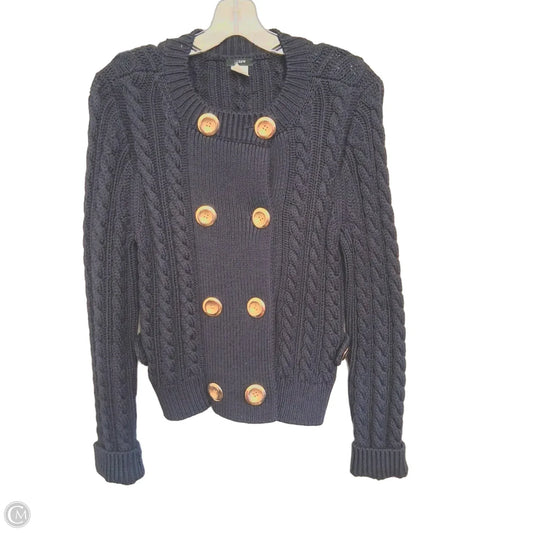 Sweater Cardigan By J. Crew In Blue, Size: M