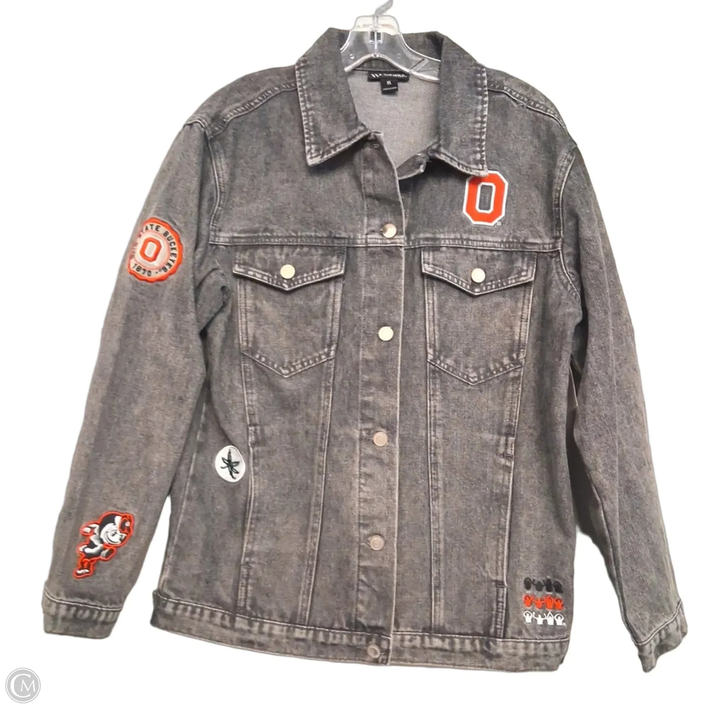 Jacket Denim By The Wild Collective In Black, Size: Xl
