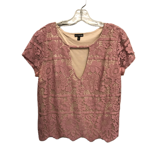 Top Short Sleeve By Express  Size: L