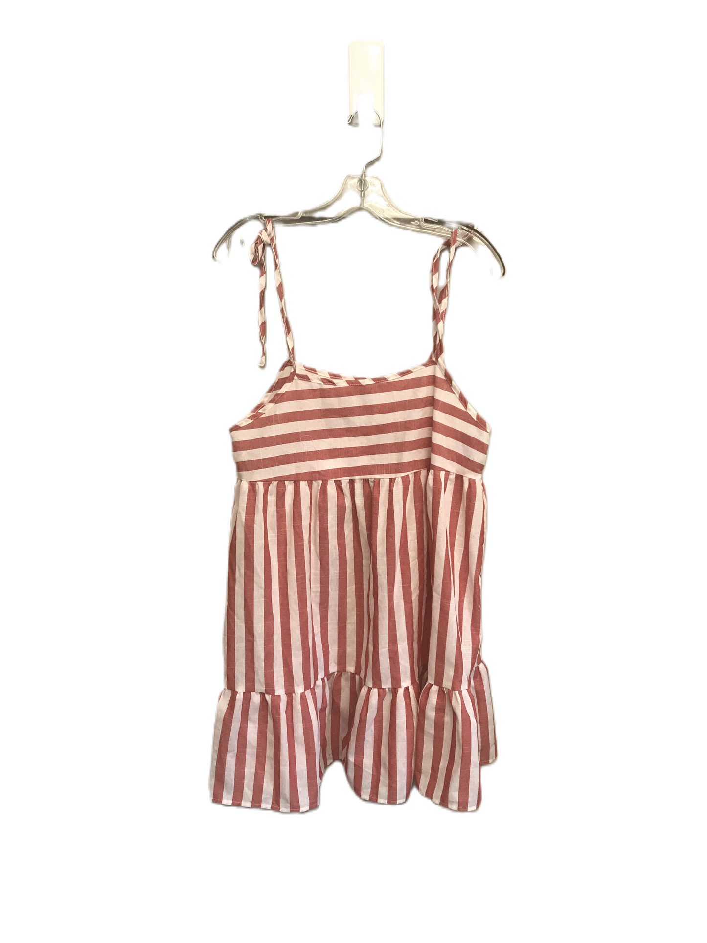 Striped Pattern Dress Casual Short By Shein, Size: M