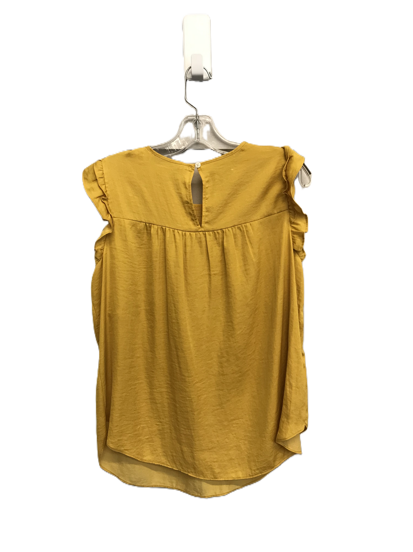 Yellow Top Sleeveless By Loft, Size: M