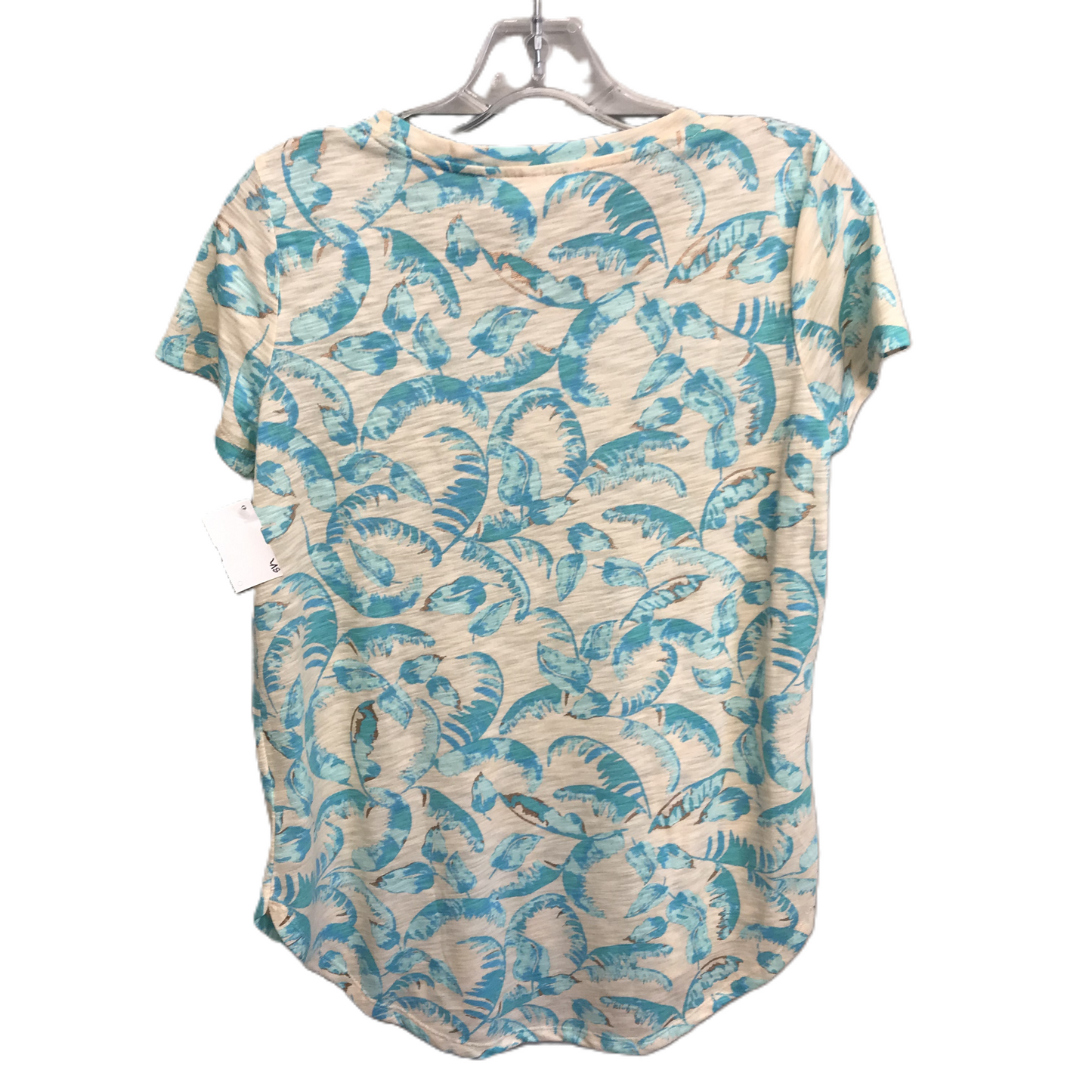 Tropical Print Top Short Sleeve By Lc Lauren Conrad, Size: M