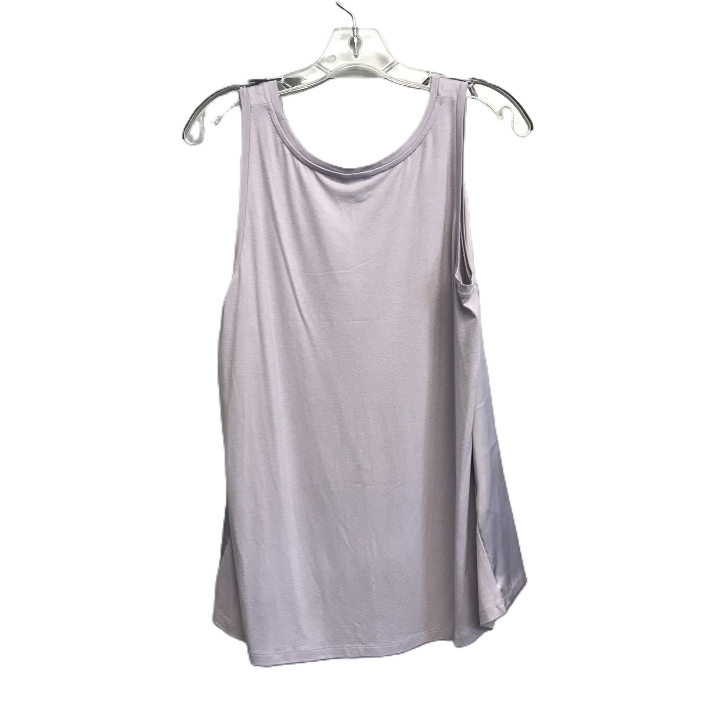 Purple Top Sleeveless Basic By Ann Taylor, Size: L