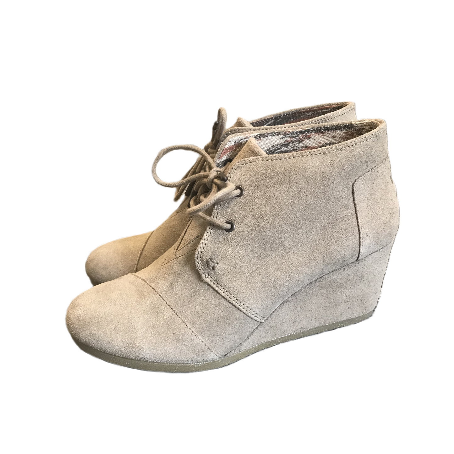 Tan Booties By Toms, Size: 8.5