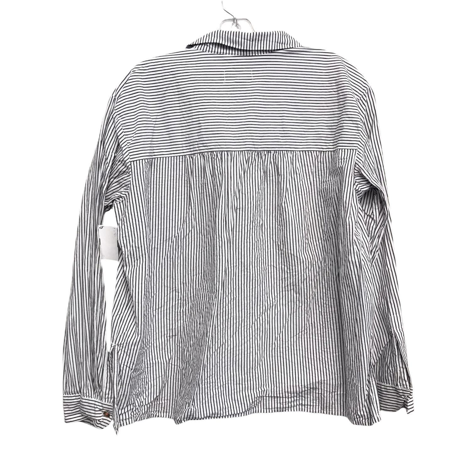 Top Long Sleeve By Maeve In Striped Pattern, Size: M