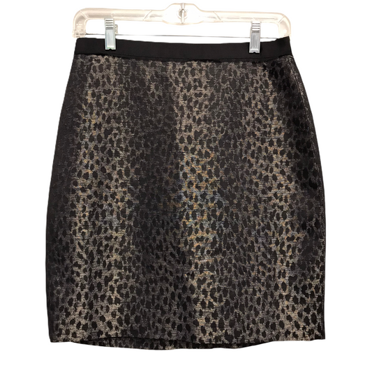 Skirt Mini & Short By Ann Taylor In Animal Print, Size: 0