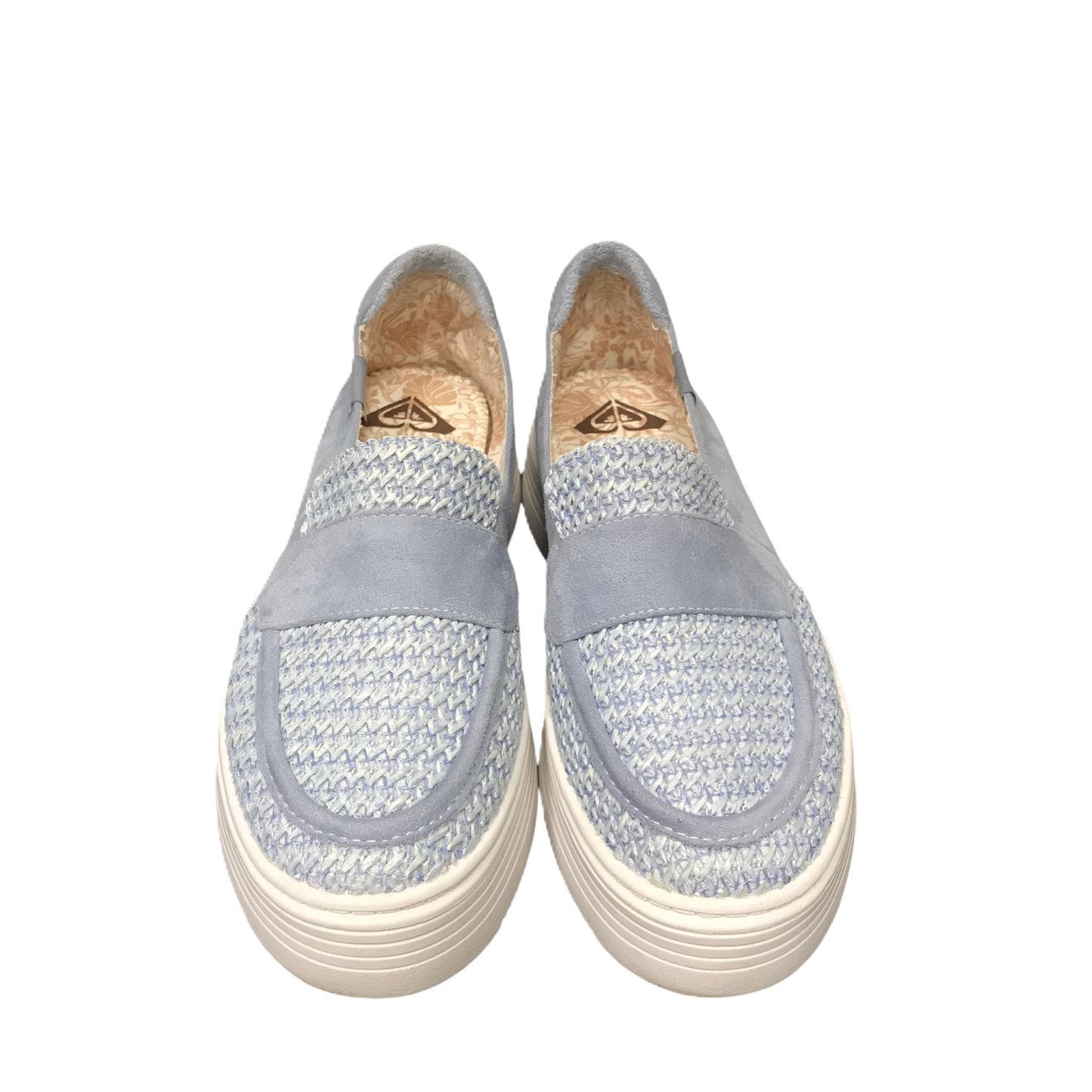 Shoes Sneakers By Roxy In Blue & White, Size: 9