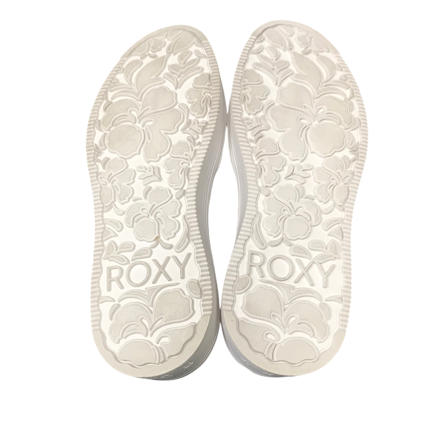 Shoes Sneakers By Roxy In Blue & White, Size: 9