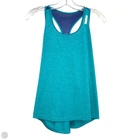 Athletic Tank Top By Reebok In Teal, Size: S