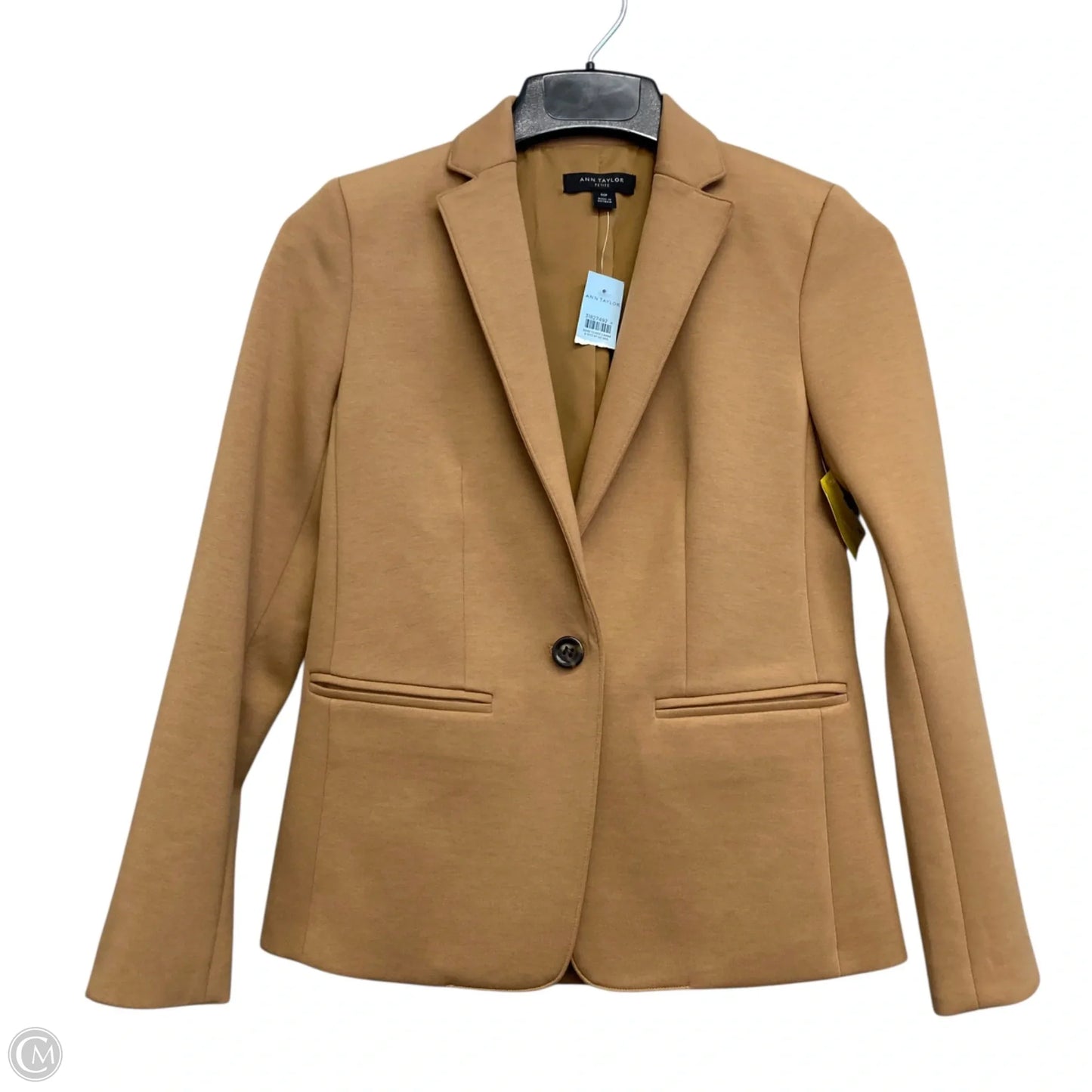 Blazer By Ann Taylor In Tan, Size: Xs