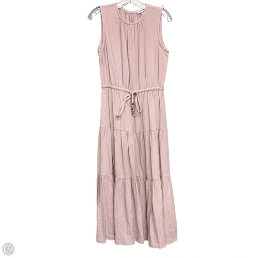 Dress Casual Maxi By Calvin Klein In Mauve, Size: 6