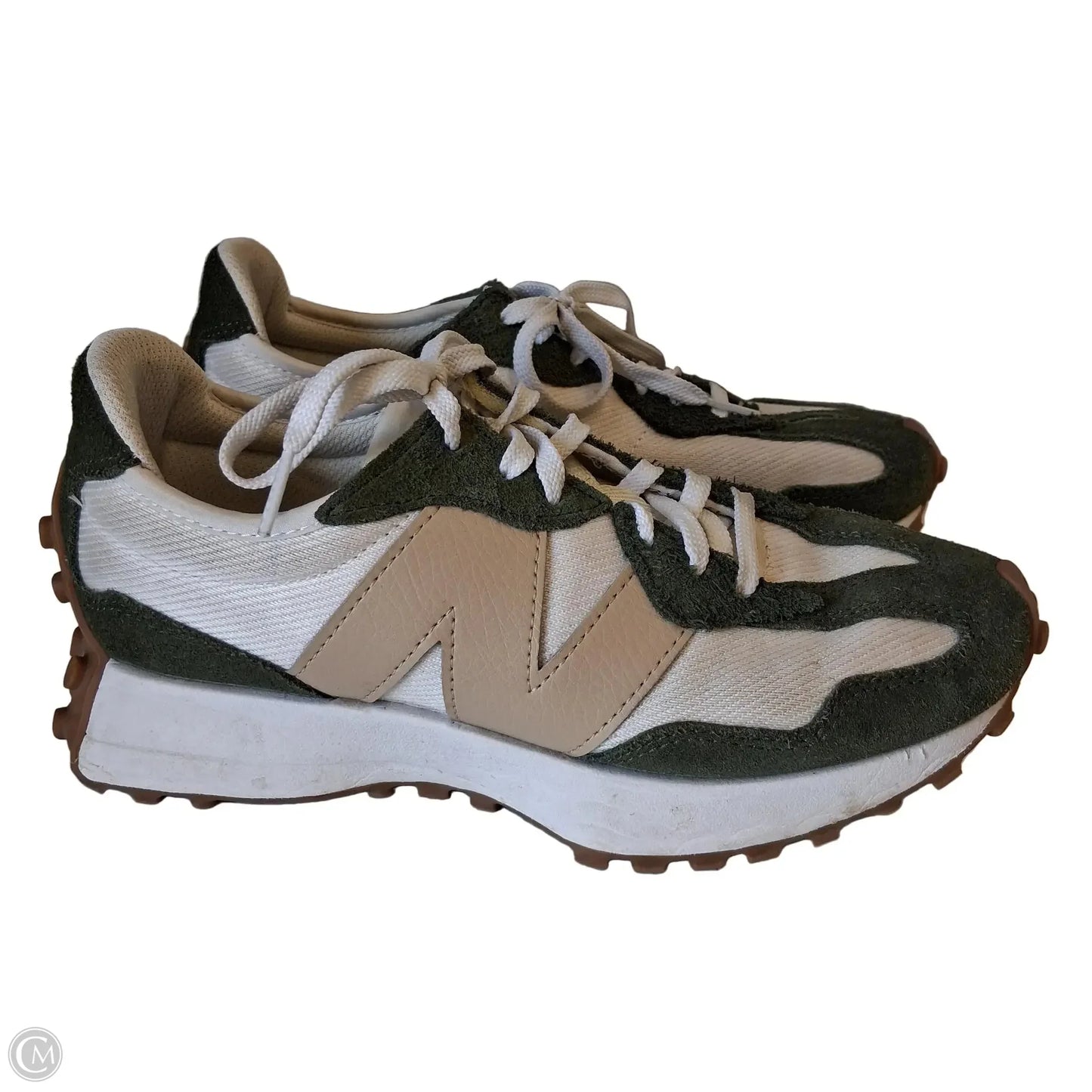 Shoes Athletic By New Balance In Green & White, Size: 7.5