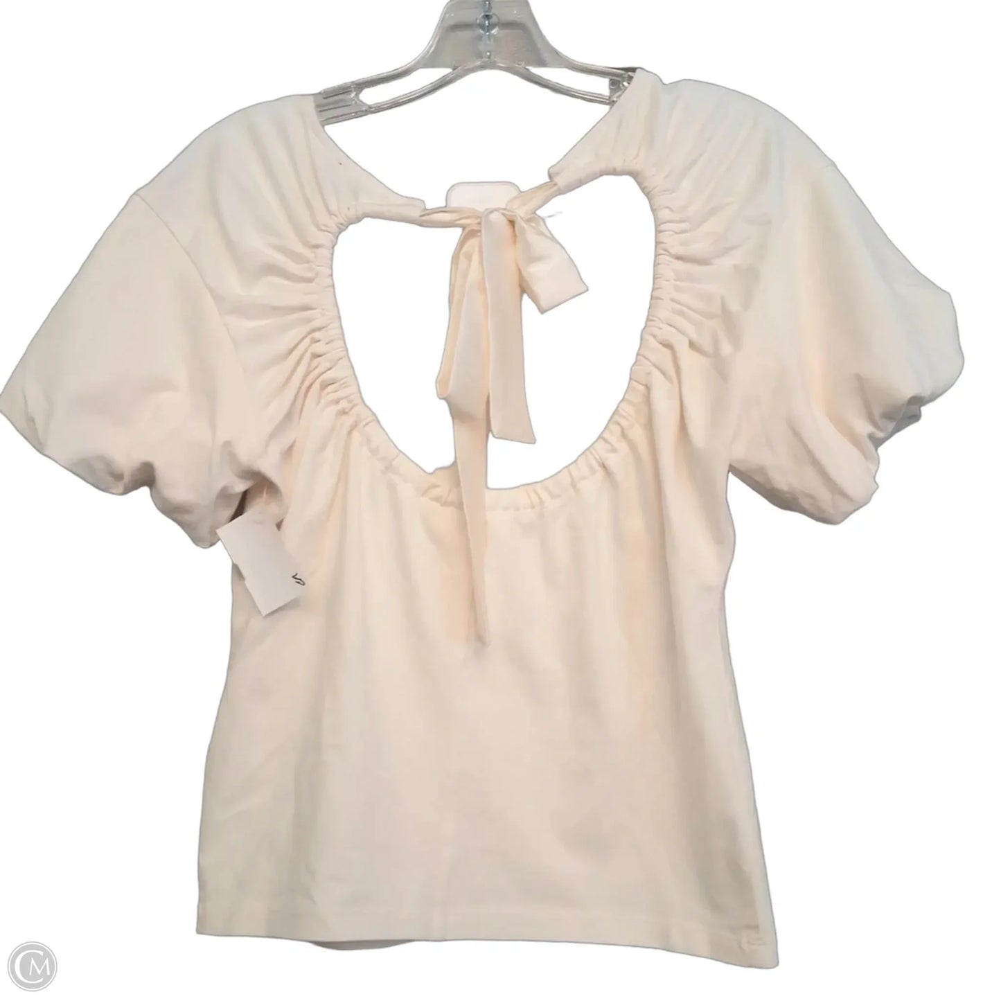 Top Short Sleeve By J. Crew In Cream, Size: S
