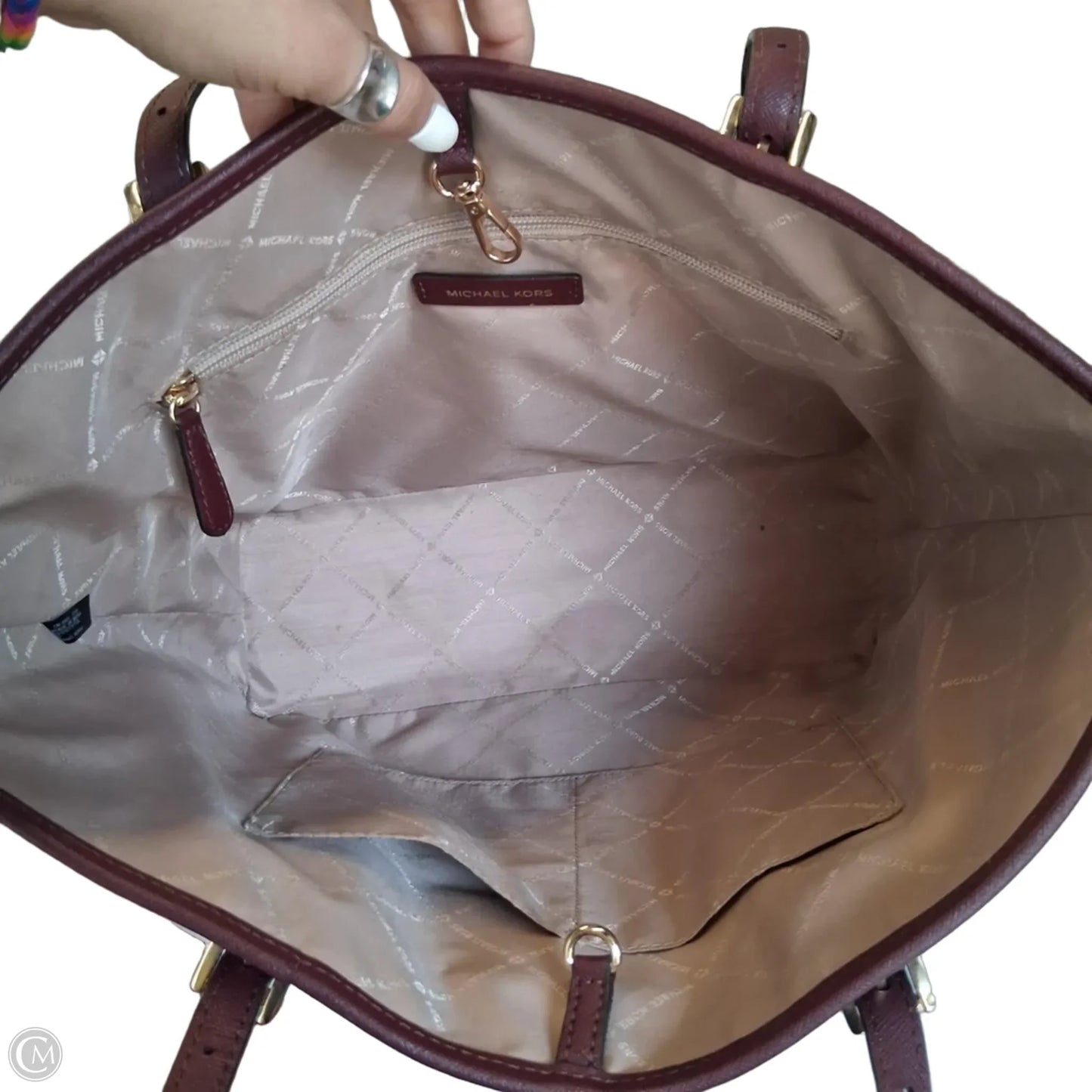 Handbag Designer By Michael Kors, Size: Large
