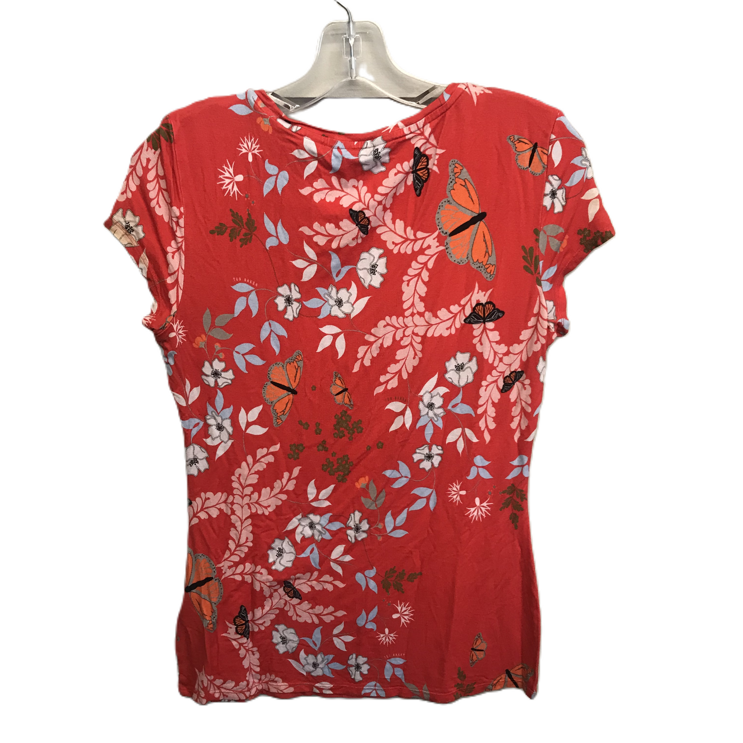 Red Top Short Sleeve Basic By Ted Baker, Size: Xs