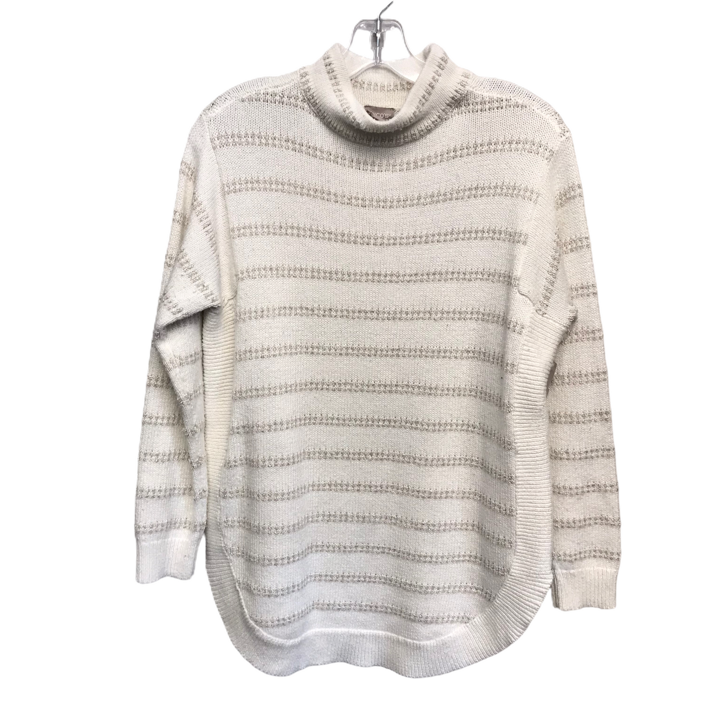 Sweater By Chicos In Cream, Size: M