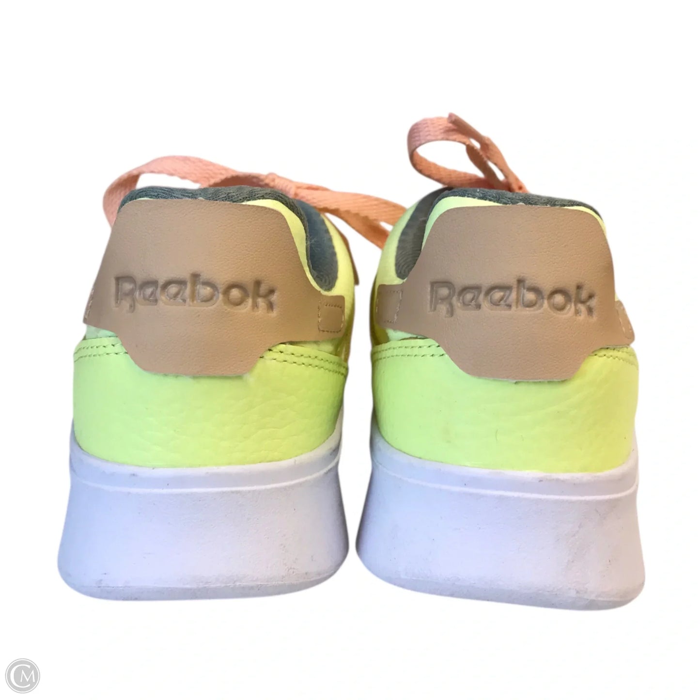 Shoes Athletic By Reebok In Yellow, Size: 7