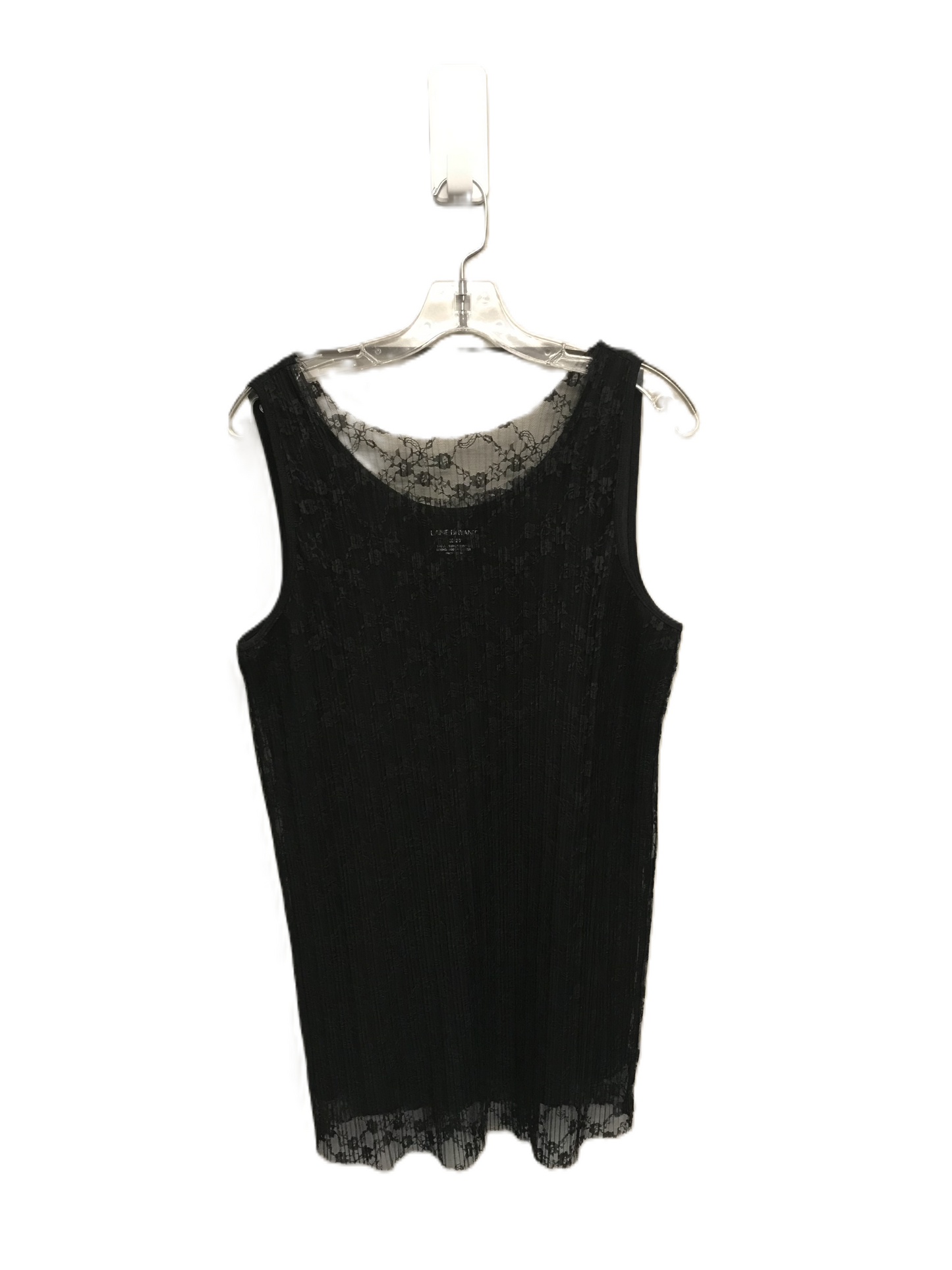 Black Top Sleeveless By Lane Bryant, Size: 1x