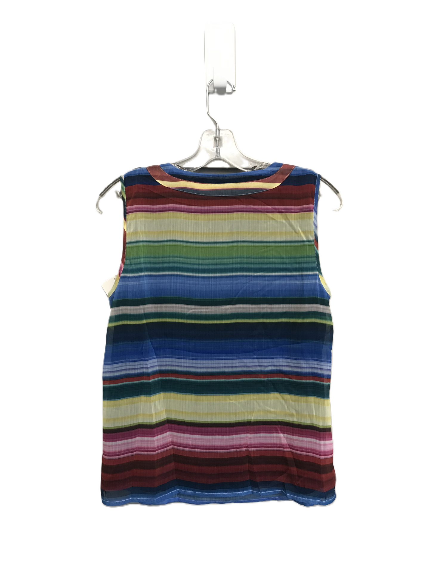 Multi-colored Top Sleeveless By Christopher And Banks, Size: S