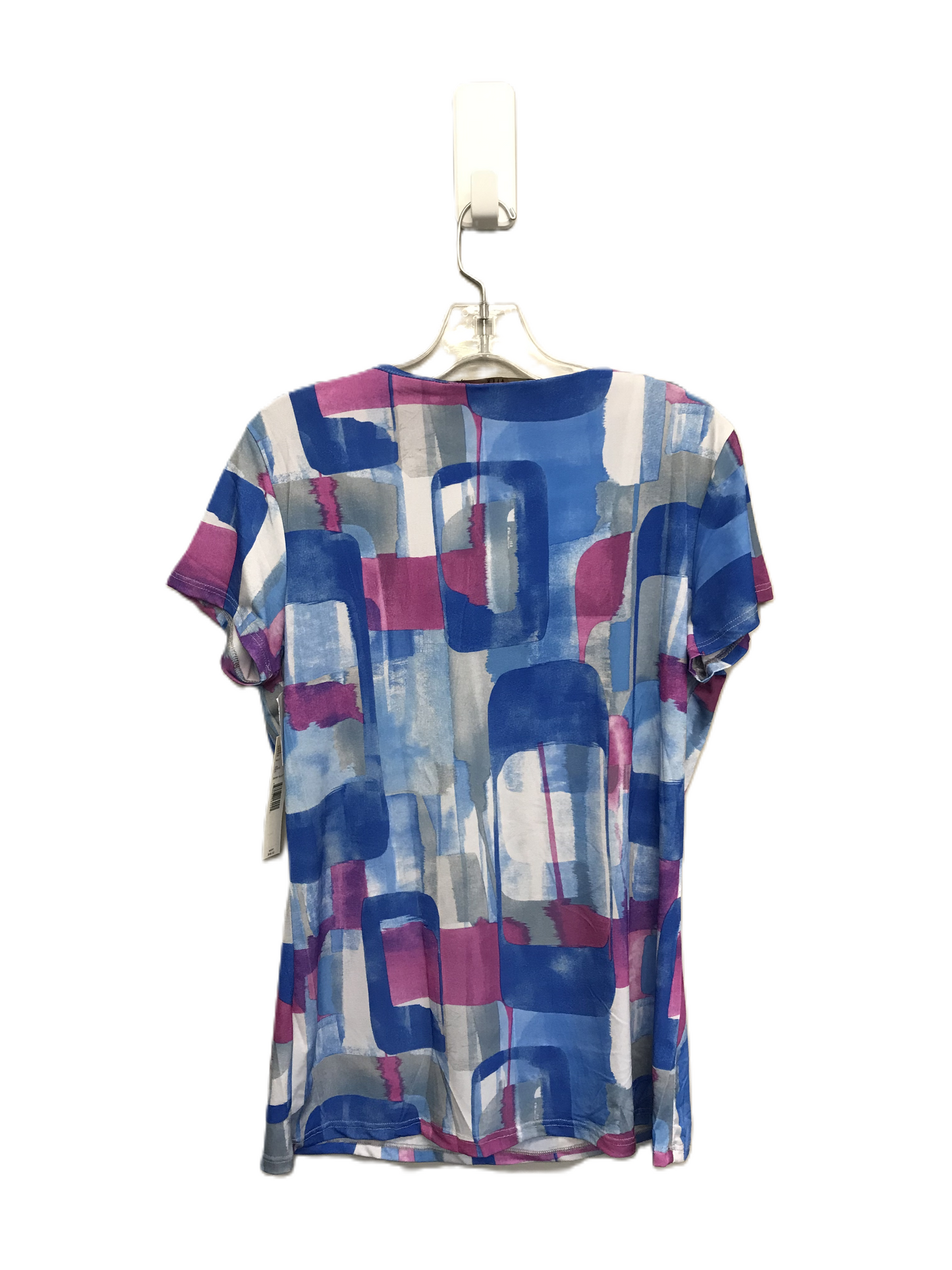 Blue & Pink Top Short Sleeve By Alex Marie, Size: M