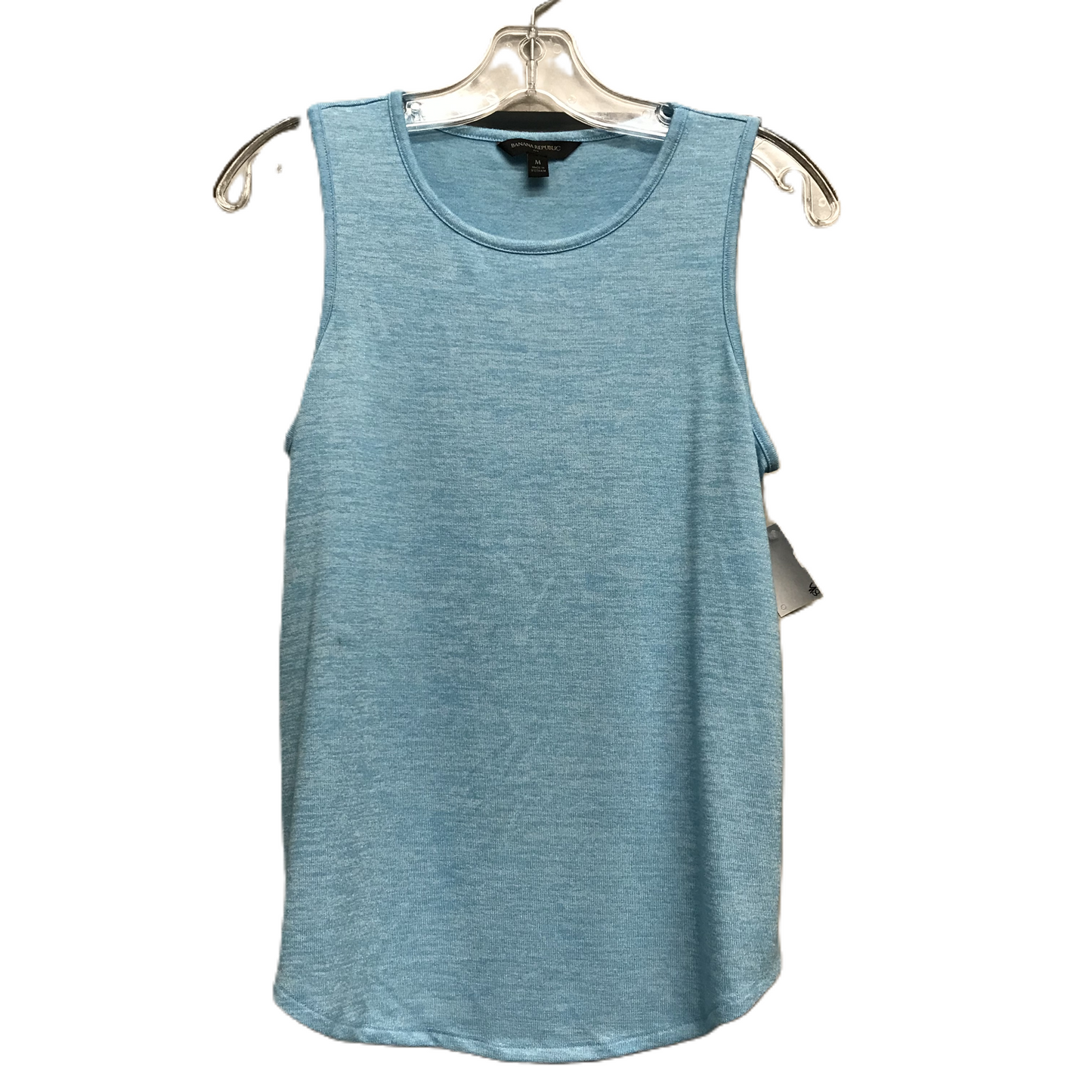 Blue Top Sleeveless Basic By Banana Republic, Size: M