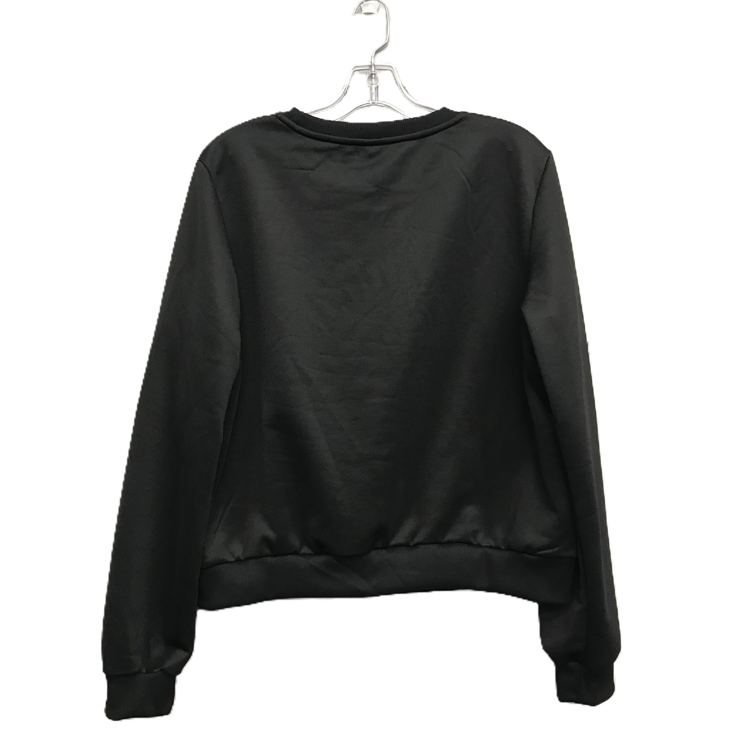 Sweatshirt Crewneck By Shein In Black, Size: L