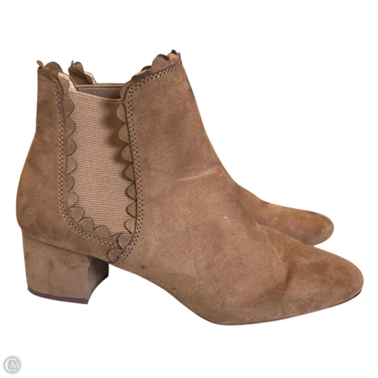 Boots Ankle Heels By H&m In Tan, Size: 7.5