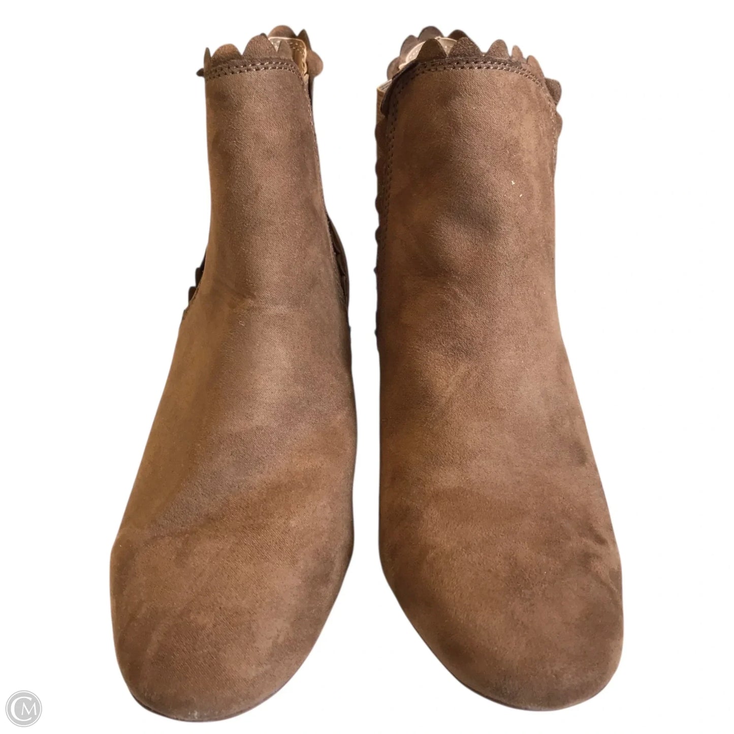 Boots Ankle Heels By H&m In Tan, Size: 7.5