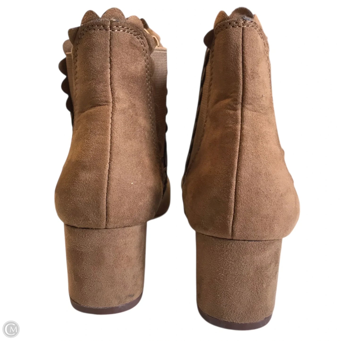 Boots Ankle Heels By H&m In Tan, Size: 7.5