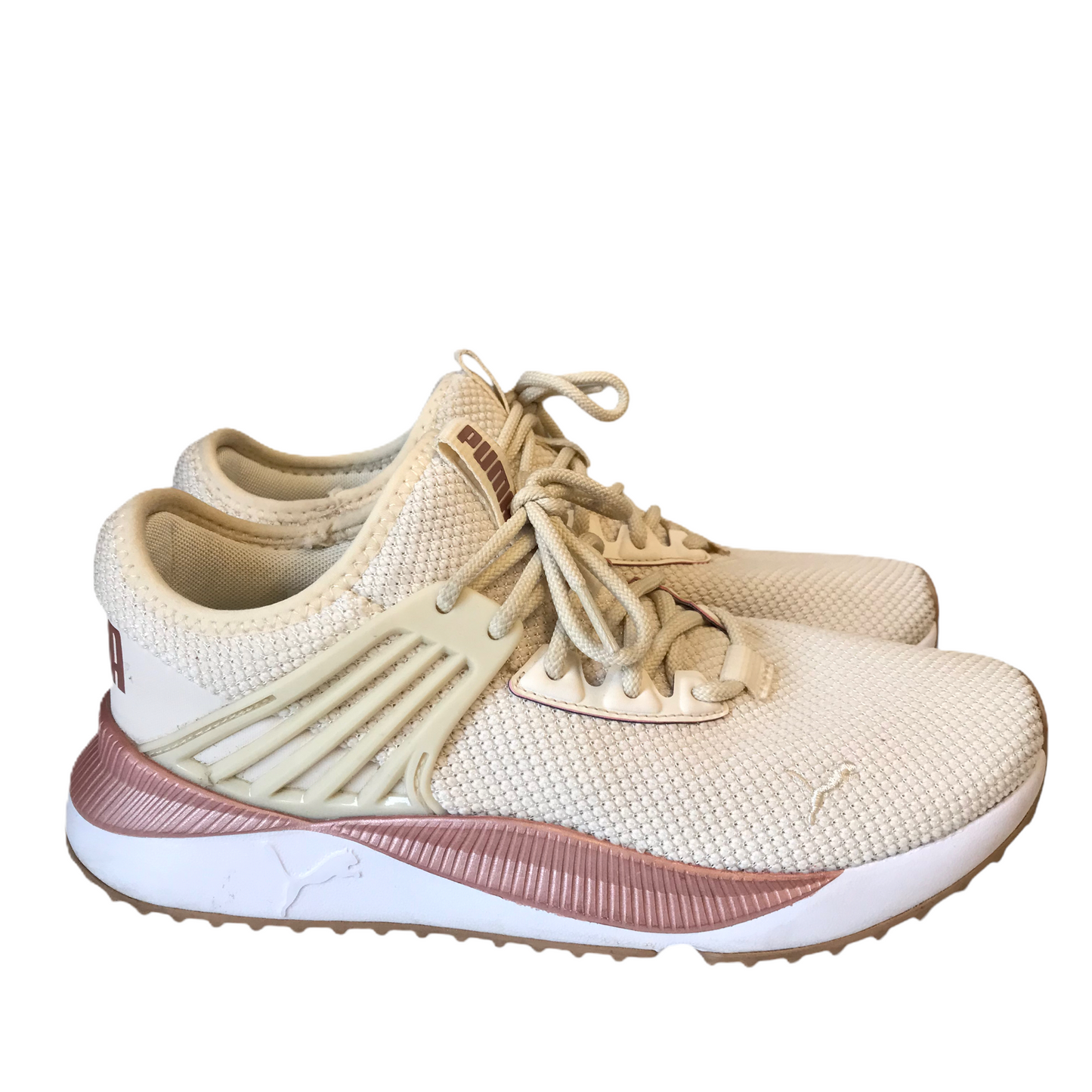 Shoes Athletic By Puma In Cream, Size: 8.5