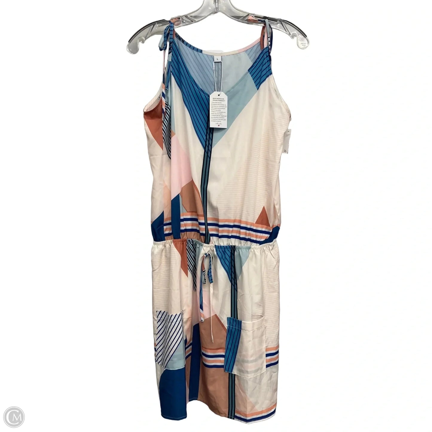 Dress Casual Short By Made With Love In Peach, Size: L