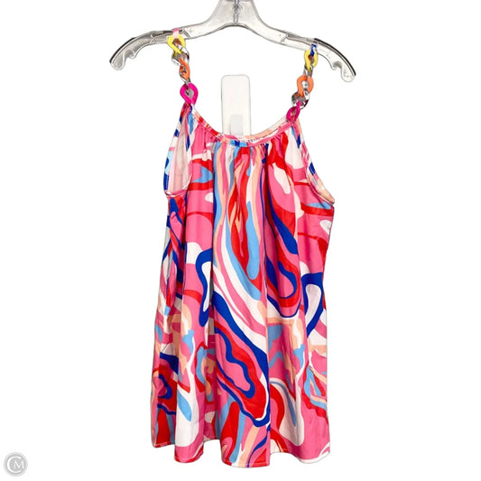 Top Sleeveless In Multi-colored, Size: 1x