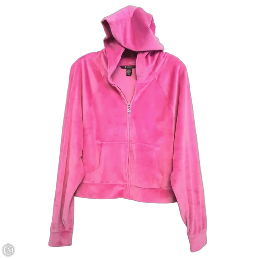Athletic Jacket By Victorias Secret In Pink, Size: M