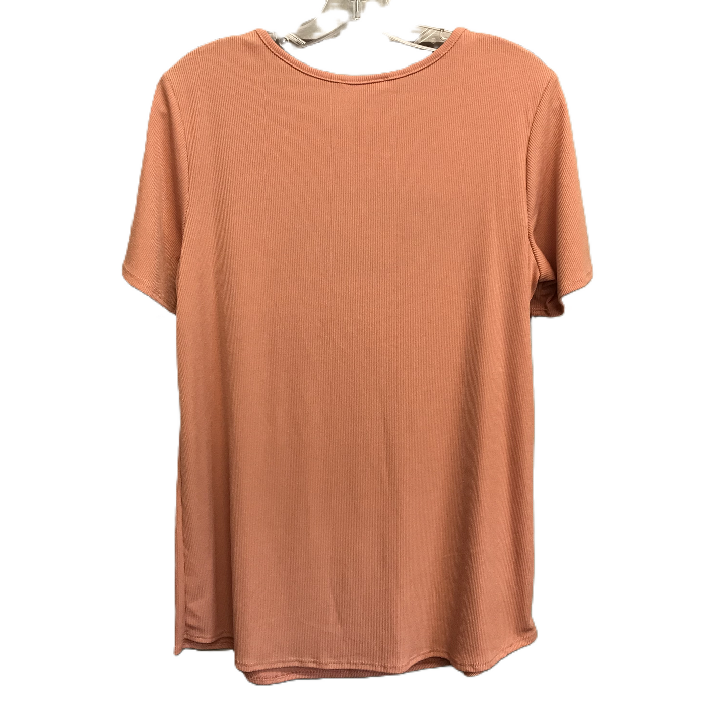 Peach Top Short Sleeve By Bombom, Size: L