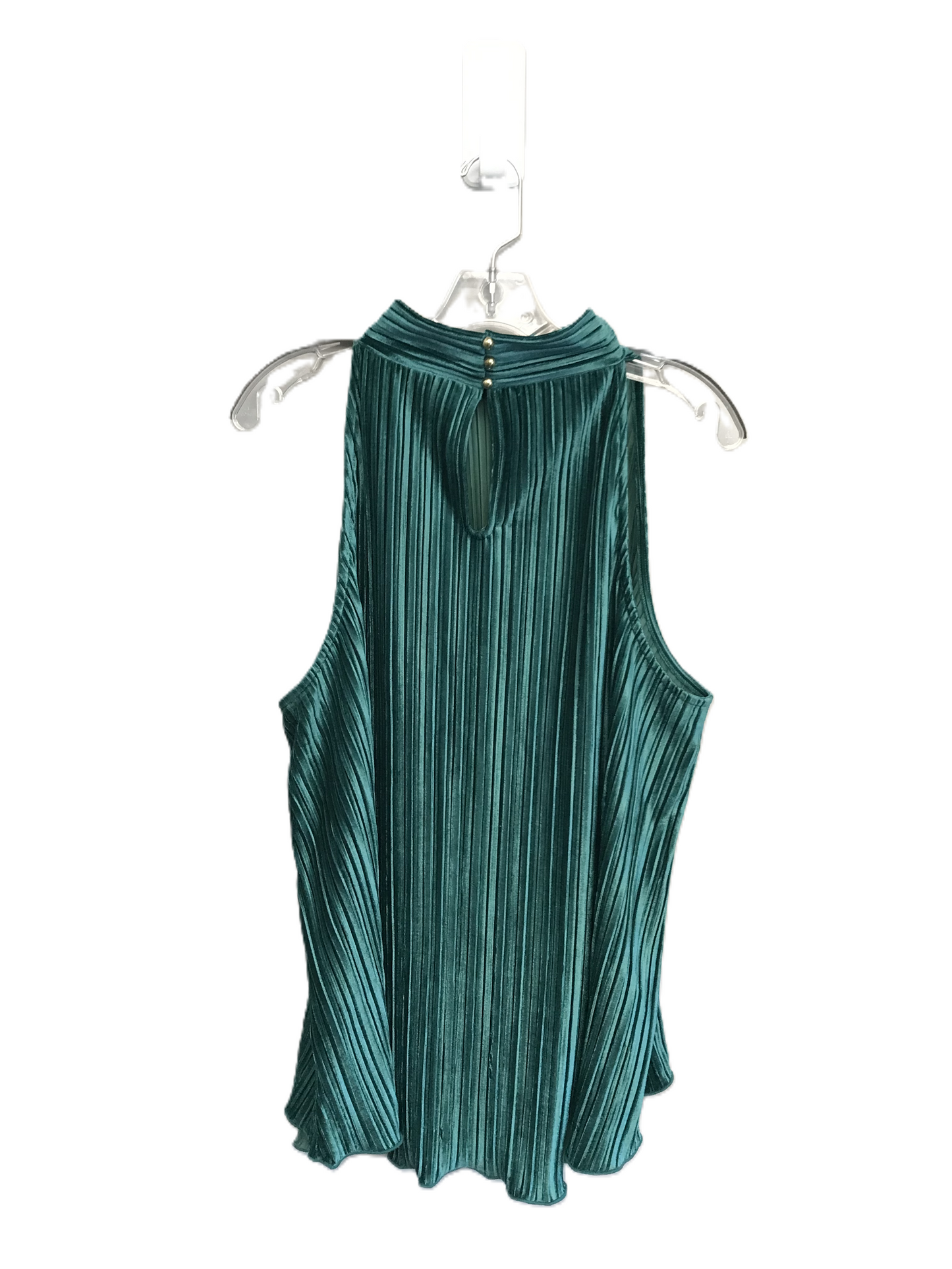 Green Top Sleeveless By On 34th Size: 1x