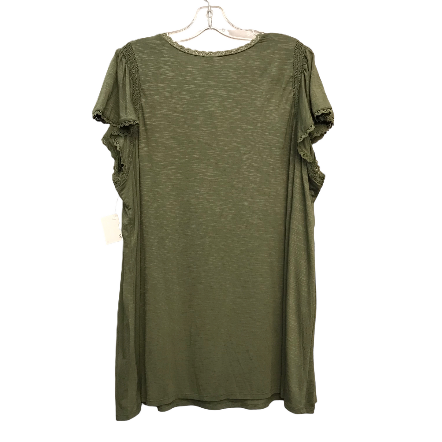 Top Short Sleeve By Torrid In Green, Size: 2x