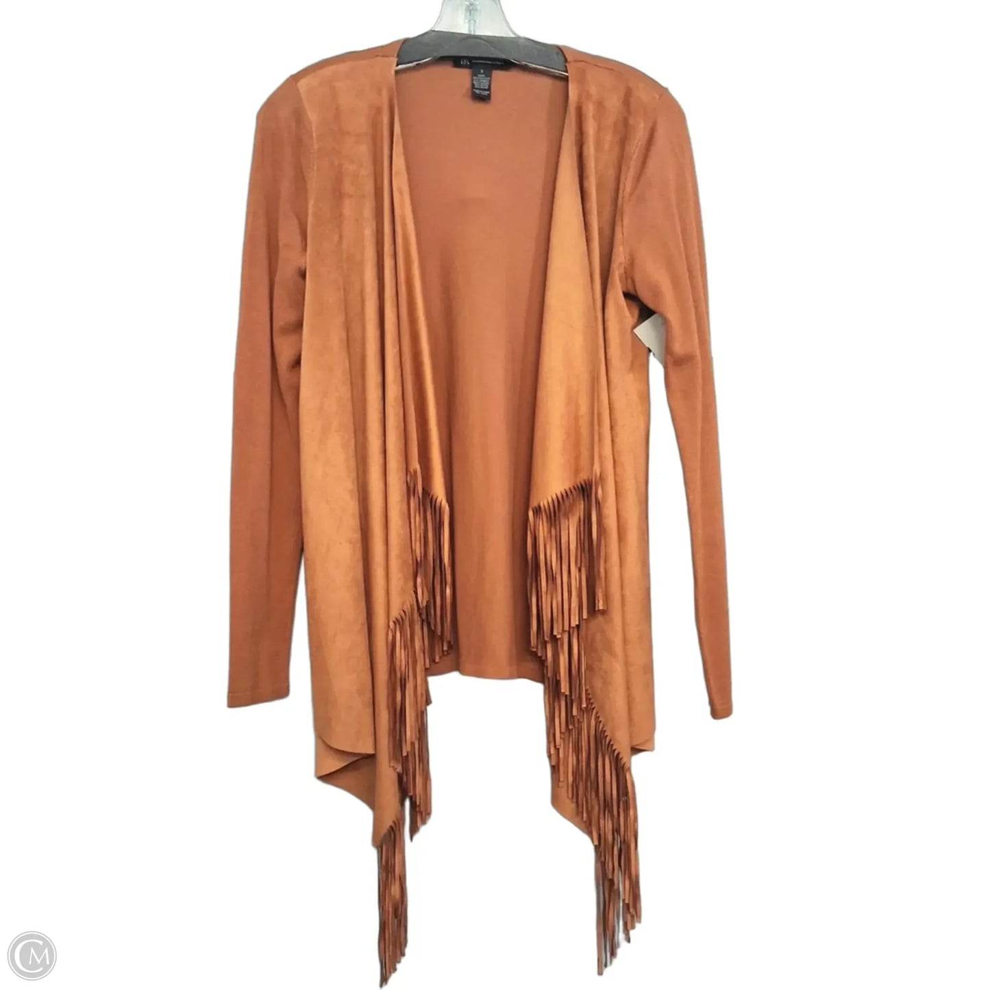 Sweater Cardigan By Inc In Orange, Size: S